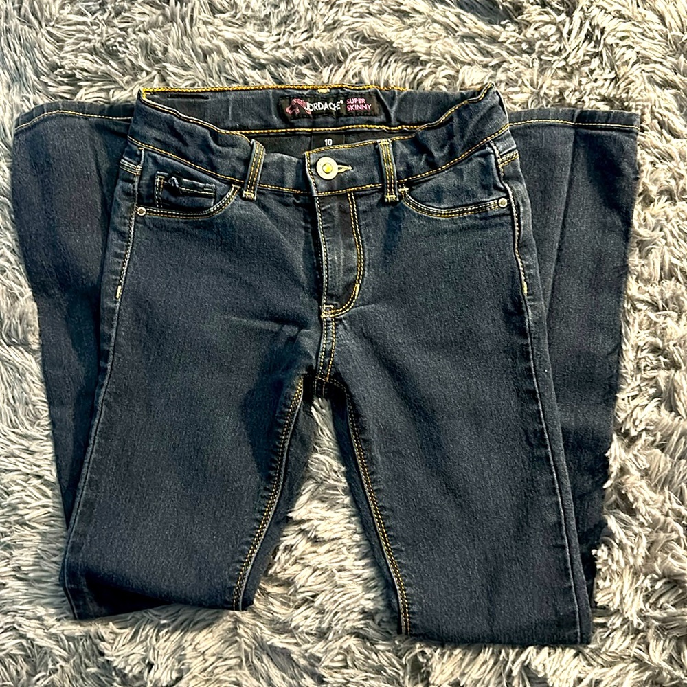 Girls Jordache Super Skinny Jeans•Size 10 Slim